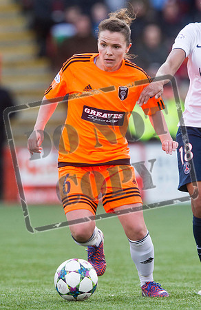 Soccer - UEFA Women's Champions League - Quarter Final - Glasgow City v Paris St Germain - Excelsior Stadium