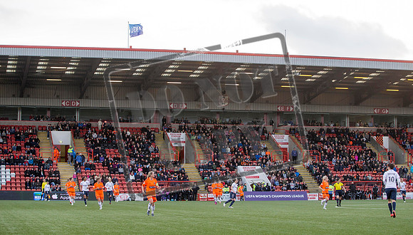 Soccer - UEFA Women's Champions League - Quarter Final - Glasgow City v Paris St Germain - Excelsior Stadium