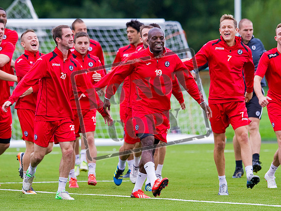 Partick Thistle training