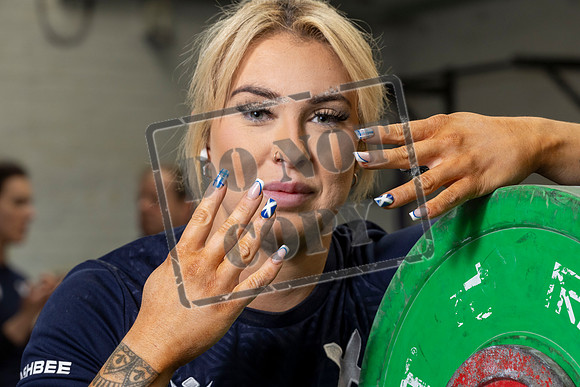 Team Scotland - Weightlifting, nails