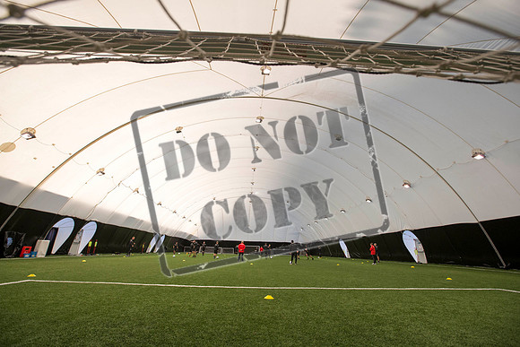 St Mirren training under the Dome