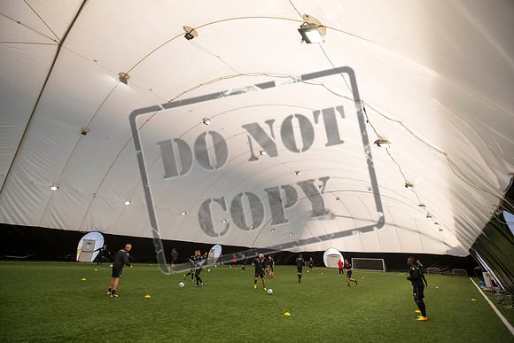St Mirren training under the Dome