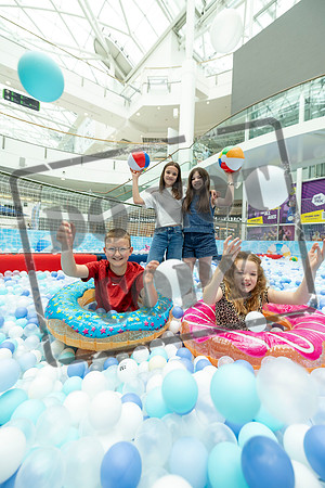 first look at its brand-new swimming pool-themed giant ball pool