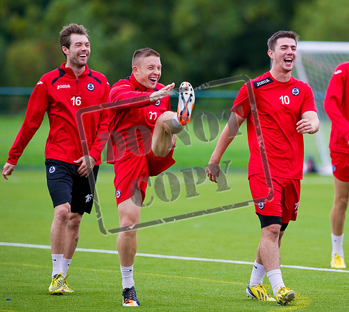 Partick Thistle training
