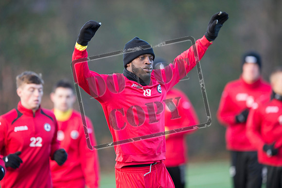 Partick Thistle training