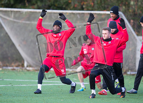 Partick Thistle training