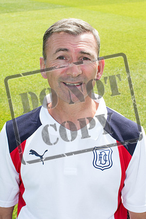 Dundee FC photo-shoot at Dens Park