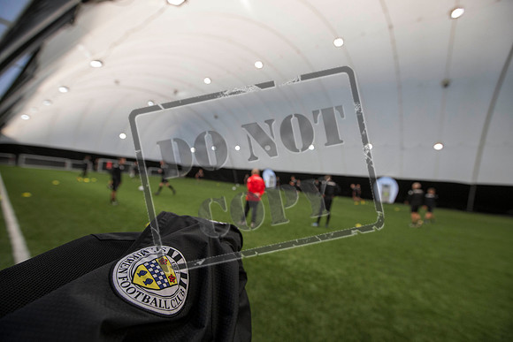 St Mirren training under the Dome