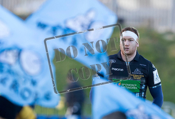 Glasgow Warriors v Cardiff Scotstoun stadium, Glasgow. Scotland. UK - 13 January 2019. SPFL, Football,