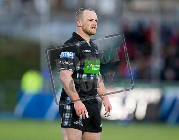 Glasgow Warriors v Cardiff Scotstoun stadium, Glasgow. Scotland. UK - 13 January 2019. SPFL, Football,