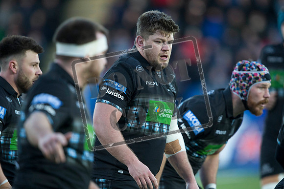 Glasgow Warriors v Cardiff Scotstoun stadium, Glasgow. Scotland. UK - 13 January 2019. SPFL, Football,