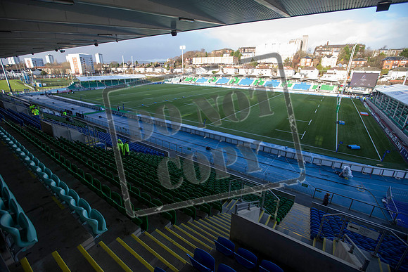 Glasgow Warriors v Cardiff Scotstoun stadium, Glasgow. Scotland. UK - 13 January 2019. SPFL, Football,