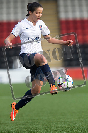 Soccer - UEFA Women's Champions League - Quarter Final - Glasgow City v Paris St Germain - Excelsior Stadium