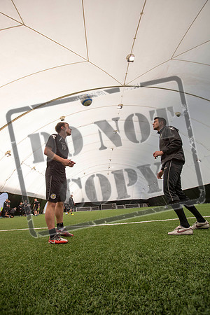 St Mirren training under the Dome