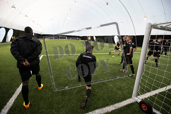 St Mirren training under the Dome