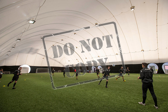 St Mirren training under the Dome