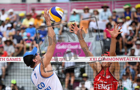 Mens beach volleyball 100418