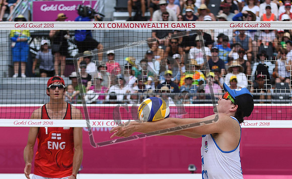 Mens beach volleyball 100418