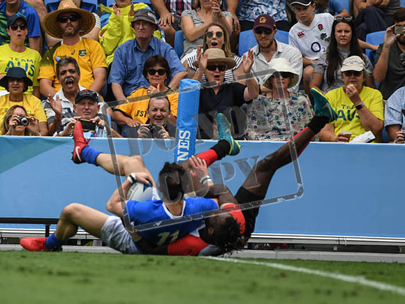Day 10 Rugby 7 - Scotland v Papua New Guinea- Robina Stadium Gold Coast 2018