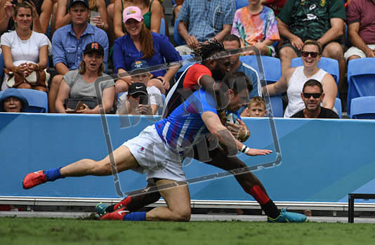 Day 10 Rugby 7 - Scotland v Papua New Guinea- Robina Stadium Gold Coast 2018