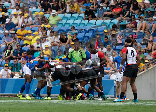 Day 10 Rugby 7 - Scotland v Papua New Guinea- Robina Stadium Gold Coast 2018