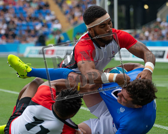 Day 10 Rugby 7 - Scotland v Papua New Guinea- Robina Stadium Gold Coast 2018