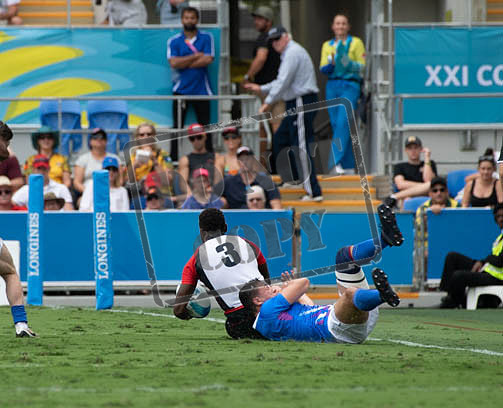 Day 10 Rugby 7 - Scotland v Papua New Guinea- Robina Stadium Gold Coast 2018
