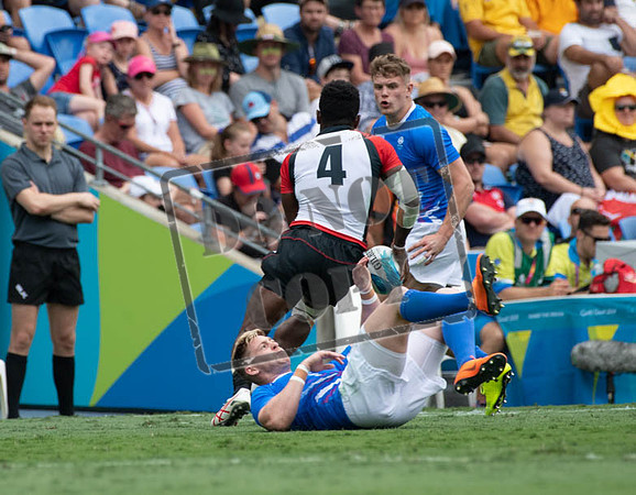 Day 10 Rugby 7 - Scotland v Papua New Guinea- Robina Stadium Gold Coast 2018
