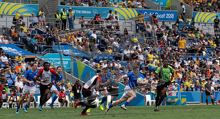 Day 10 Rugby 7 - Scotland v Papua New Guinea- Robina Stadium Gold Coast 2018