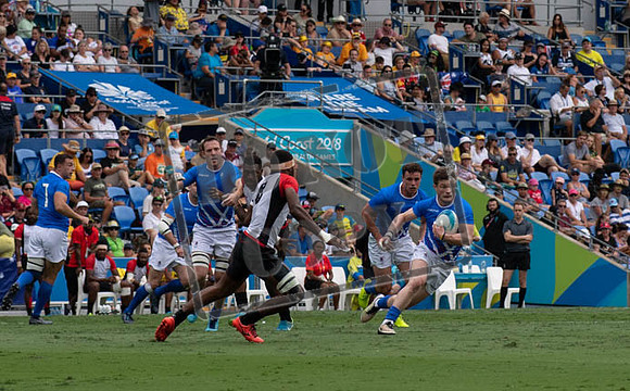 Day 10 Rugby 7 - Scotland v Papua New Guinea- Robina Stadium Gold Coast 2018