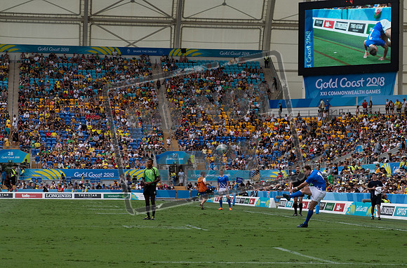Day 10 Rugby 7 - Scotland v Papua New Guinea- Robina Stadium Gold Coast 2018