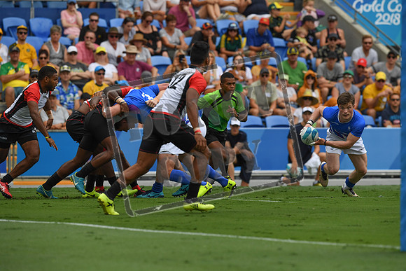 Day 10 Rugby 7 - Scotland v Papua New Guinea- Robina Stadium Gold Coast 2018