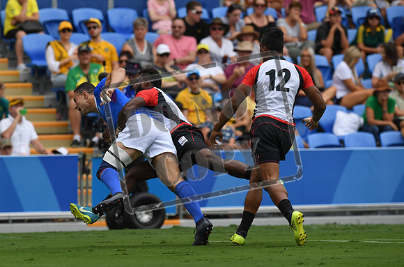 Day 10 Rugby 7 - Scotland v Papua New Guinea- Robina Stadium Gold Coast 2018