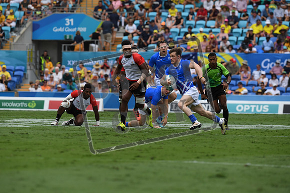 Day 10 Rugby 7 - Scotland v Papua New Guinea- Robina Stadium Gold Coast 2018