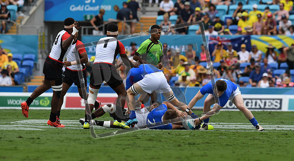 Day 10 Rugby 7 - Scotland v Papua New Guinea- Robina Stadium Gold Coast 2018
