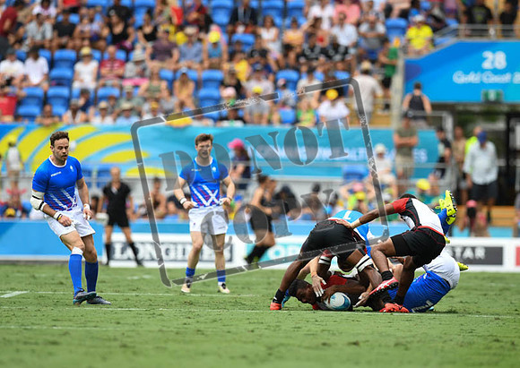 Day 10 Rugby 7 - Scotland v Papua New Guinea- Robina Stadium Gold Coast 2018