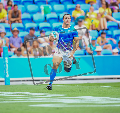 Day 10 Rugby 7 - Scotland v Papua New Guinea- Robina Stadium Gold Coast 2018