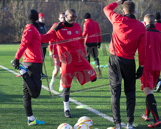 Partick Thistle training