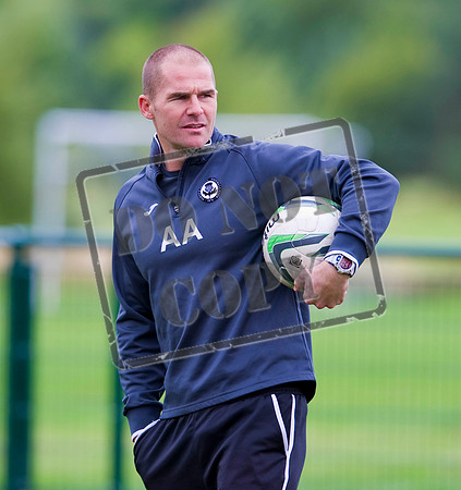 Partick Thistle training