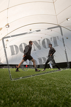 St Mirren training under the Dome