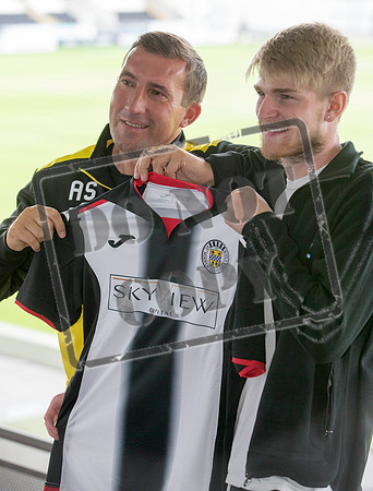 St Mirren Press Conference Ladbrokes Scottish Premiership, Football,