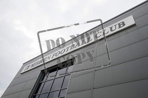 St Mirren Press Conference Ladbrokes Scottish Premiership, Football,