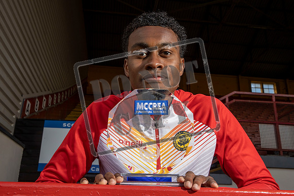 Partick thistles Tunji Akinola Mccrea player of the month
