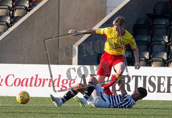 Queens Park v Partick Thistle, The Excelsior Stadium, Aidrie. Betfred Cup