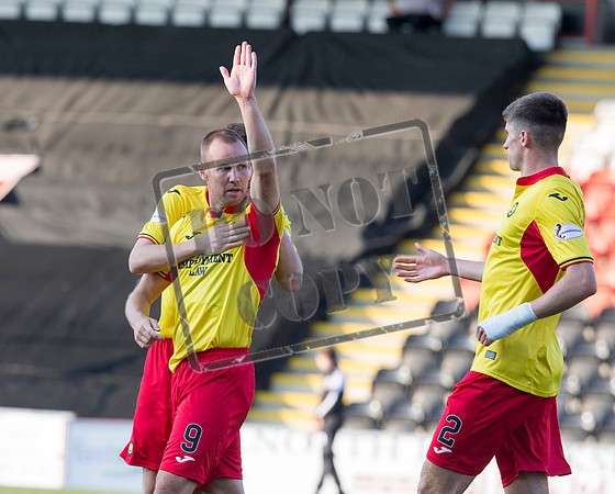 Queens Park v Partick Thistle, The Excelsior Stadium, Aidrie. Betfred Cup
