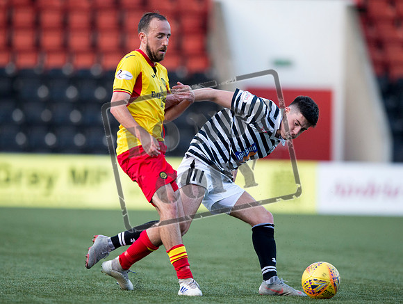 Queens Park v Partick Thistle, The Excelsior Stadium, Aidrie. Betfred Cup
