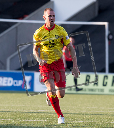 Queens Park v Partick Thistle, The Excelsior Stadium, Aidrie. Betfred Cup