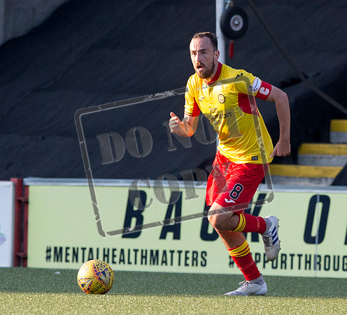 Queens Park v Partick Thistle, The Excelsior Stadium, Aidrie. Betfred Cup