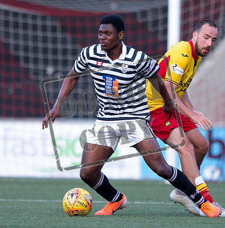 Queens Park v Partick Thistle, The Excelsior Stadium, Aidrie. Betfred Cup