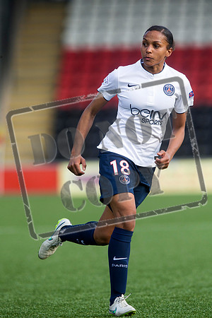 Soccer - UEFA Women's Champions League - Quarter Final - Glasgow City v Paris St Germain - Excelsior Stadium